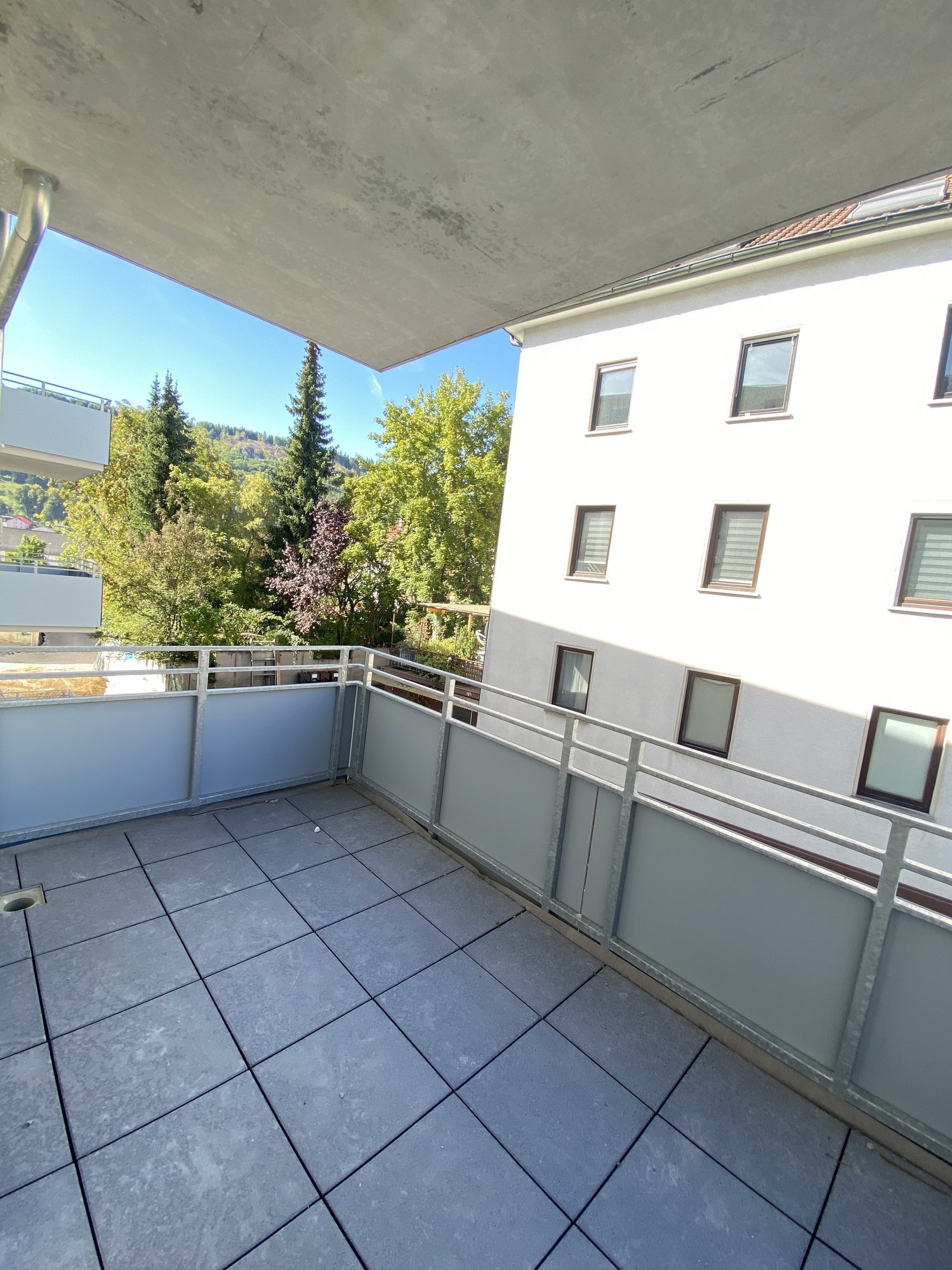 Balkon mit sonniger Ausrichtung
