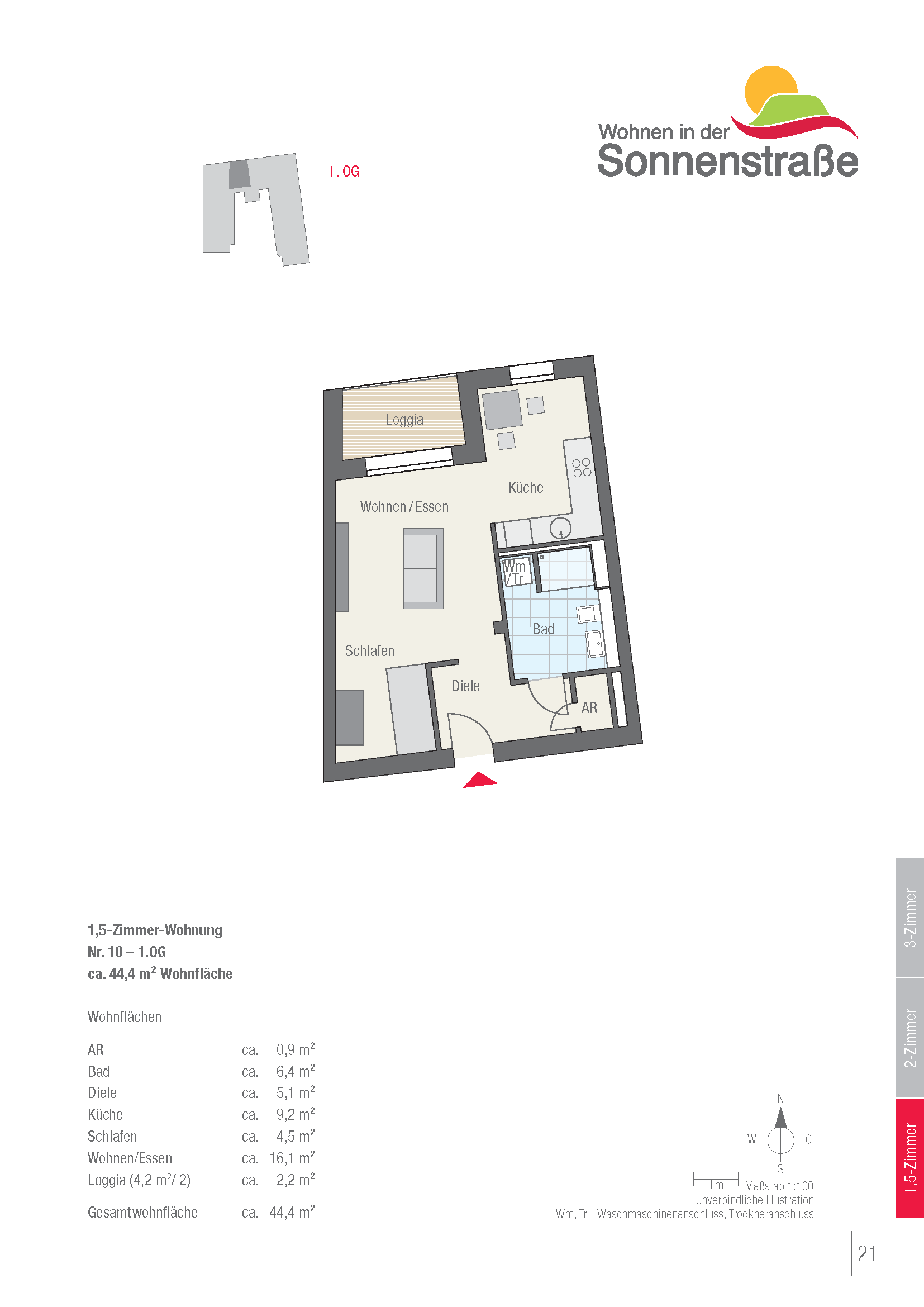 Grundriss Wohnung