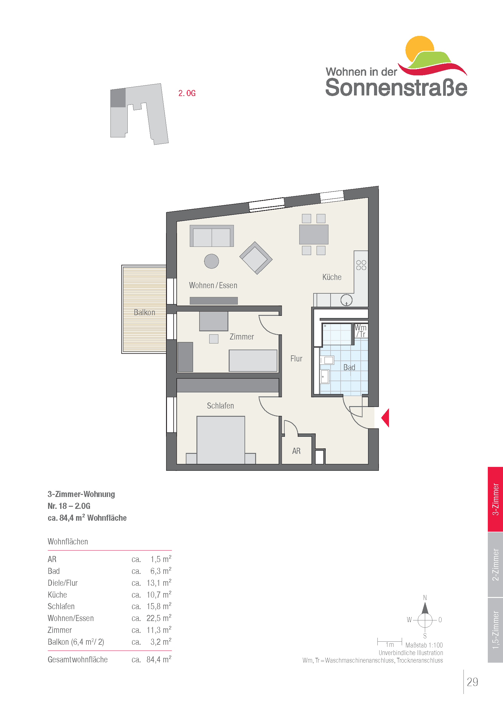 Grundriss Wohnung