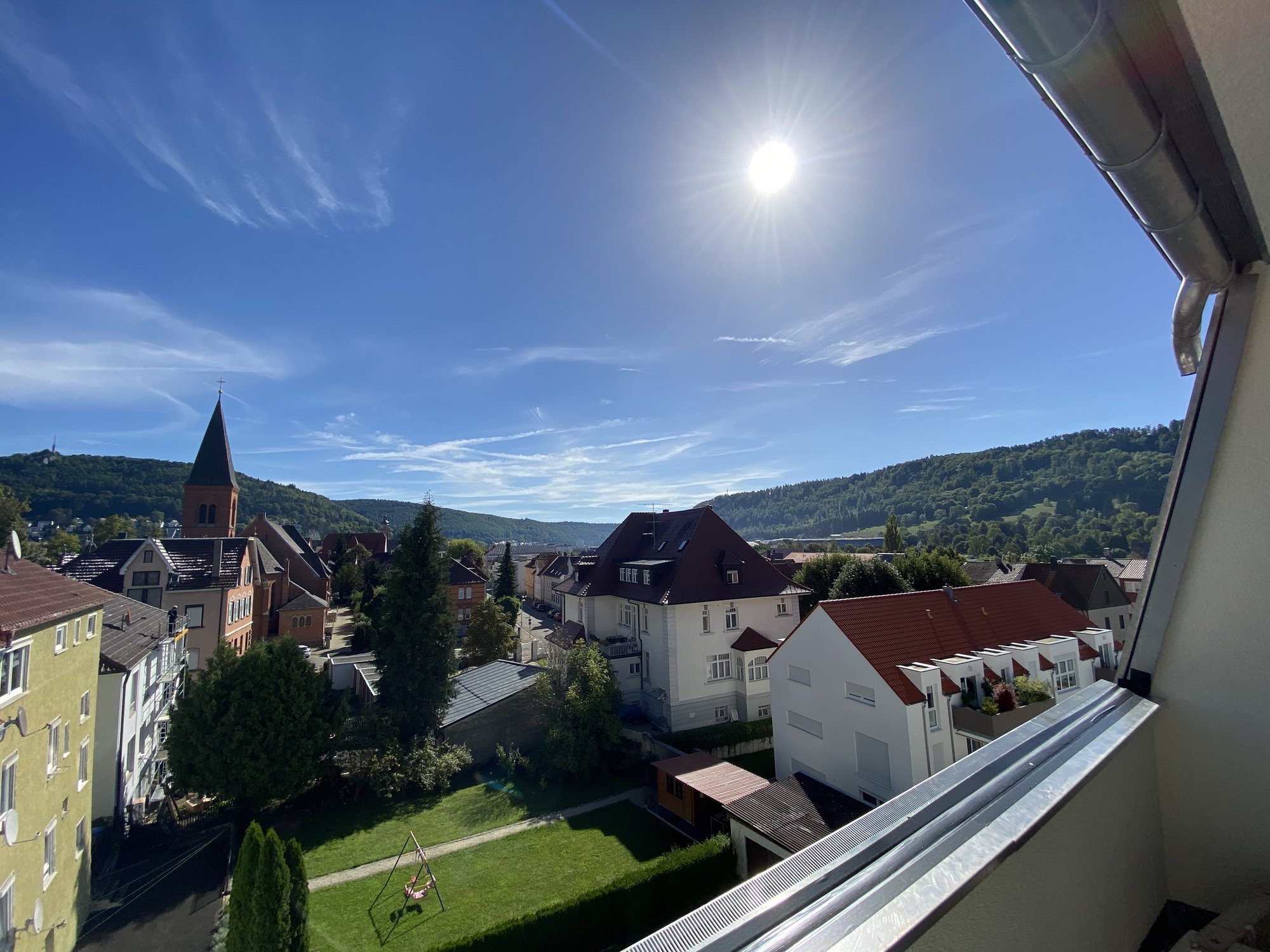 Weitblick vom Balkon
