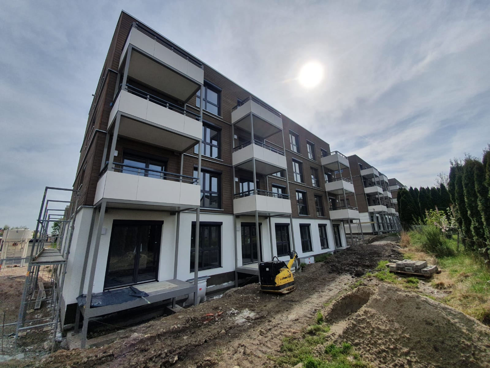 Hausansicht Balkonseite