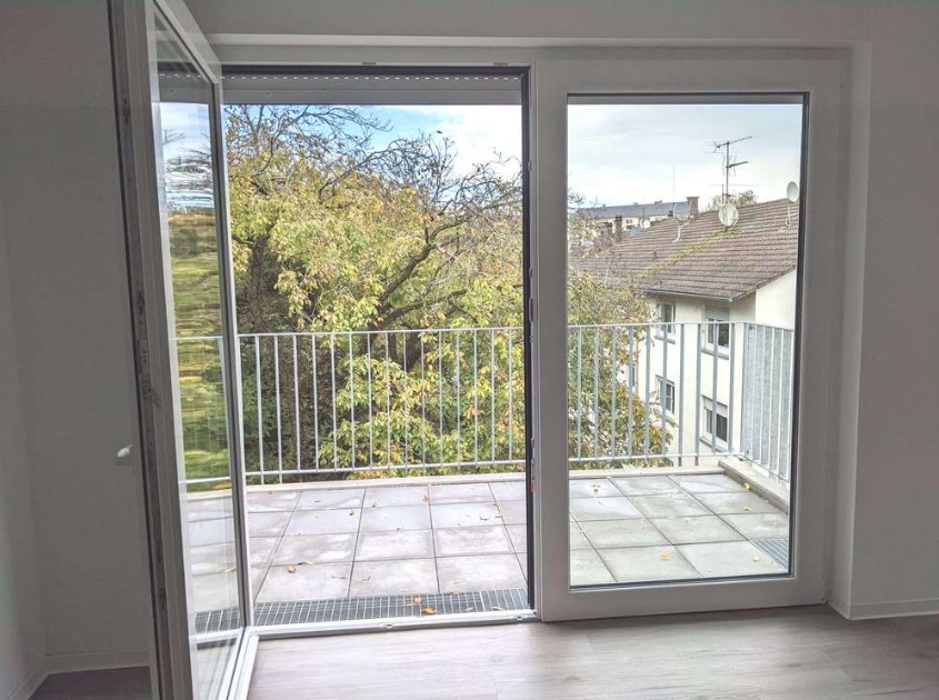 Balkon mit Blick ins Grüne