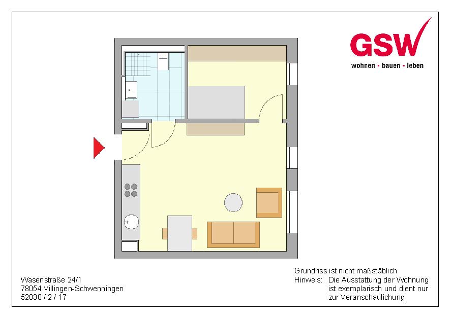 Perfekt für Singles oder Paare: Moderne 2-Zimmerwohnung - Photo 1
