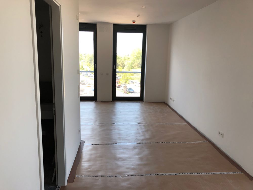 Blick vom Flur in Richtung Studio